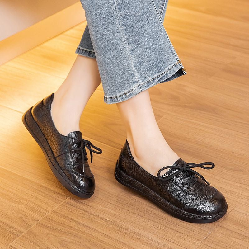 Sapatos femininos 2025 outono e inverno sapatos de sola macia
