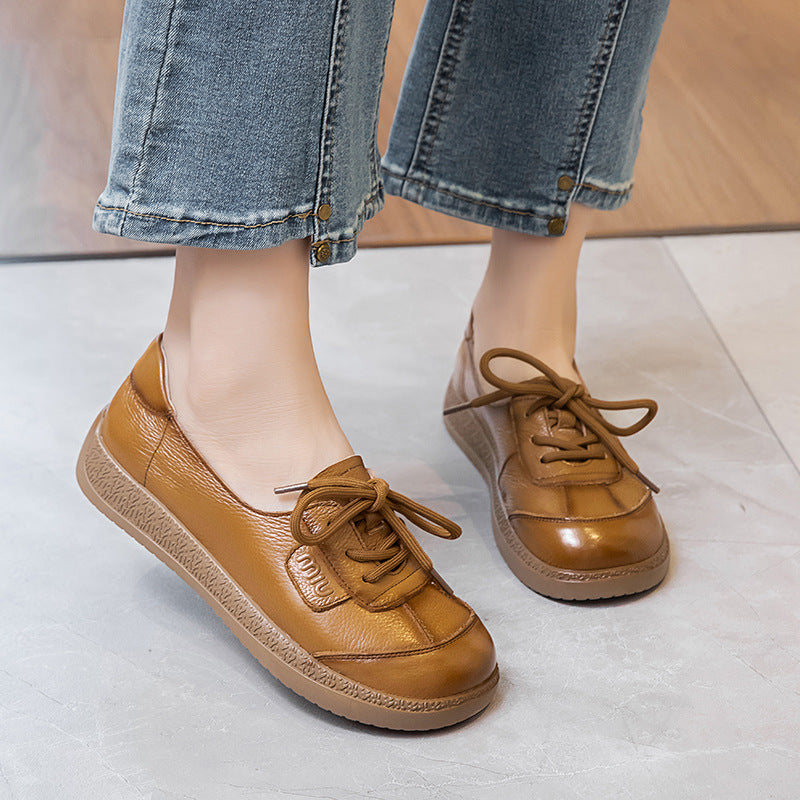 Sapatos femininos 2025 outono e inverno sapatos de sola macia