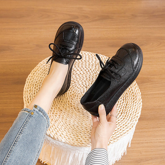 Sapatos femininos 2025 outono e inverno sapatos de sola macia